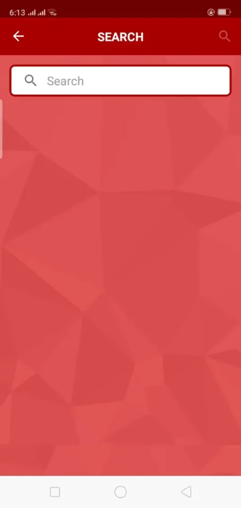 Use Yacine TV Search Option